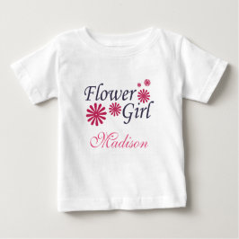 Bebé Camiseta de la niña florida Toddler