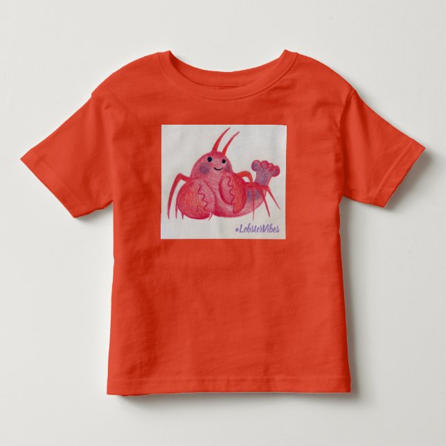 Bebé Camiseta de la sensación de la langosta (Anverso)