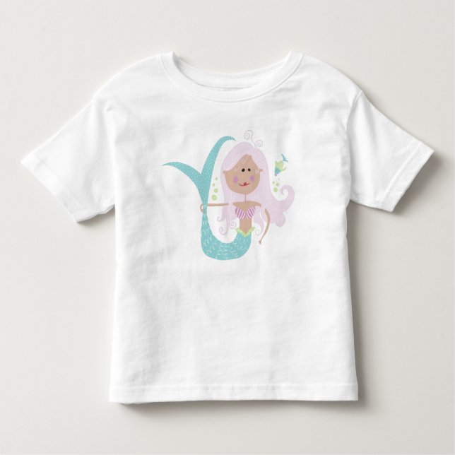Bebé Camiseta de la sirena Chica (Anverso)