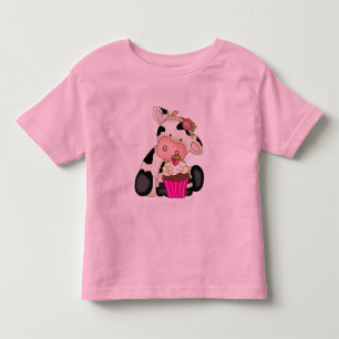 Bebé Camiseta de la vaca de la magdalena