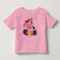 Camiseta de la vaca de la magdalena