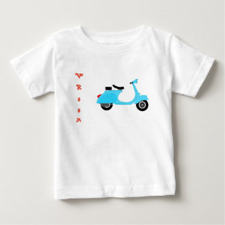 Bebé camiseta de la vespa