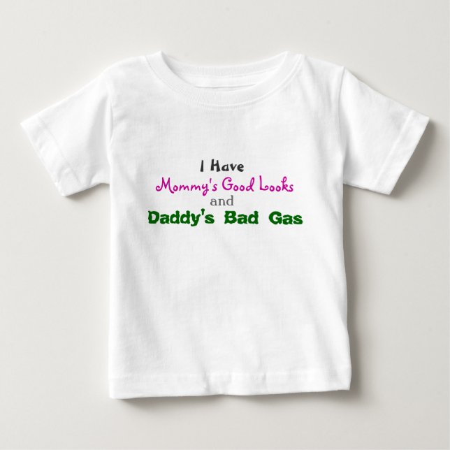 Bebé Camiseta de las mejores y peores cualidades del be (Anverso)