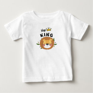 Bebé Camiseta de león "Nap King" para niños