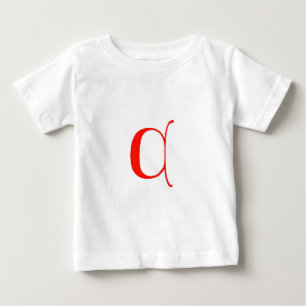 Bebé Camiseta de letra C