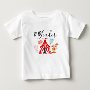 Bebé Camiseta de lider de anillo del fiesta del carnava
