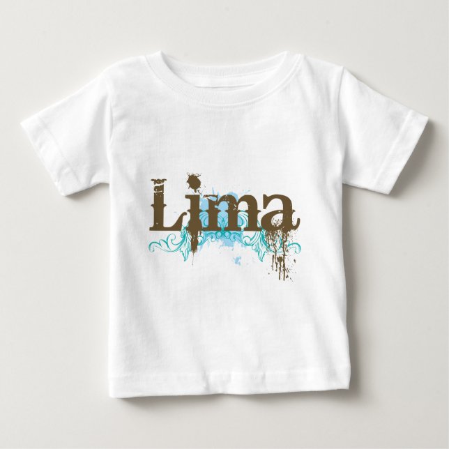 Bebé Camiseta de Lima Perú (Anverso)