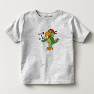 Bebé Camiseta de loro para niños pequeños