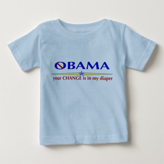 Bebé Camiseta de los bebés de Nobama (Anverso)