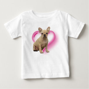 Bebé Camiseta de los childs del bulldog francés
