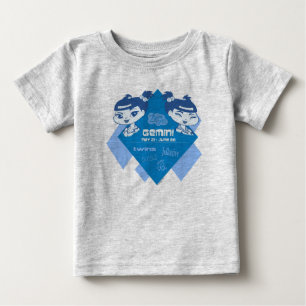 Bebé Camiseta de los géminis