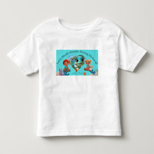 Bebé Camiseta de los héroes oceánicos de Azul - Edición