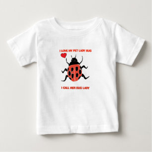 BEBÉ CAMISETA DE LOS NIÑOS DE LA MARIQUITA