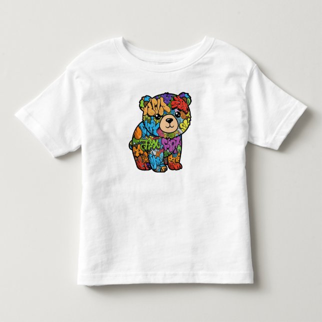 Bebé Camiseta de los niños del graffiti de Guay (Anverso)