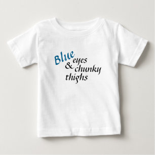 Bebé Camiseta de los ojos azules