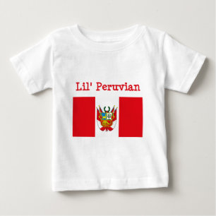Bebé Camiseta de los Peruvian de Lil