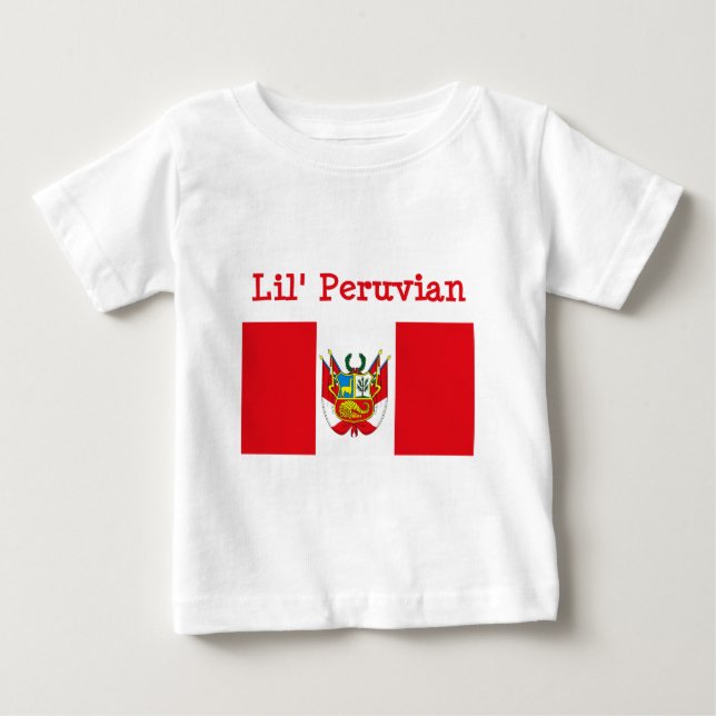Bebé Camiseta de los Peruvian de Lil (Anverso)