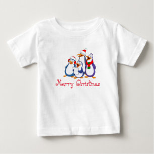 Bebé Camiseta de los pingüinos