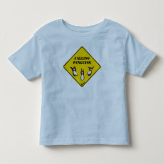 Bebé Camiseta de los pingüinos que cae