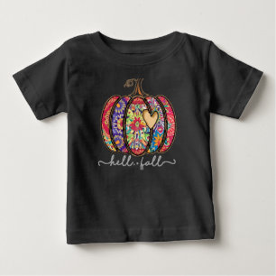 Bebé Camiseta de Mandala Pumpkin Halloween