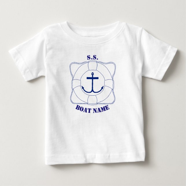 Bebé Camiseta de manga larga para niños pequeños en bot (Anverso)