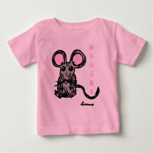 Bebé Camiseta de manga larga para ratones Cute Mooska
