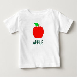 Bebé Camiseta de manzana