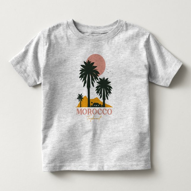 Bebé Camiseta de Marruecos (Anverso)