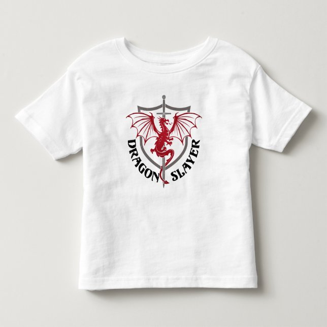 Bebé Camiseta de Mata Dragones (Anverso)