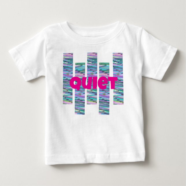 Bebé Camiseta de mindfulness del universo silencioso (Anverso)