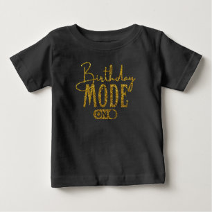 Bebé Camiseta de Modo Cumpleaños Activado
