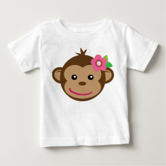 Bebé Camiseta de mono pequeño (Chica)