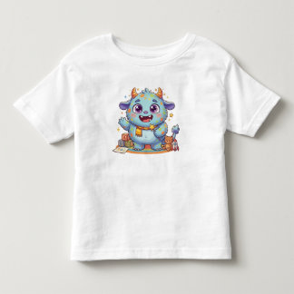 Bebé Camiseta de Monstruo Adorable