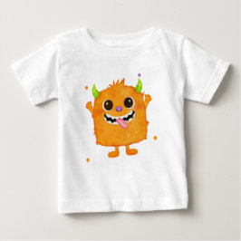 Bebé Camiseta de monstruos lindos para niños, regalo de