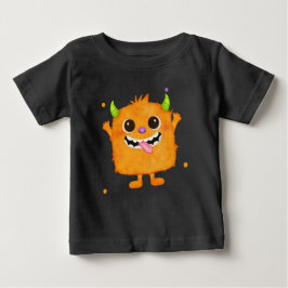 Bebé Camiseta de monstruos lindos para niños, regalo de