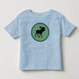 Bebé Camiseta de Moose Silhouette Wilderness