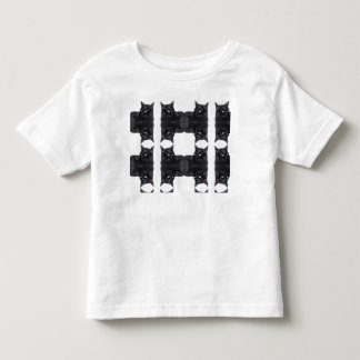 Bebé Camiseta de muchos gatos negros