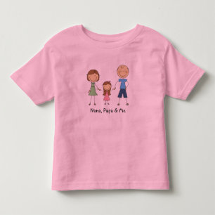 Bebé Camiseta de Nana Papa y yo