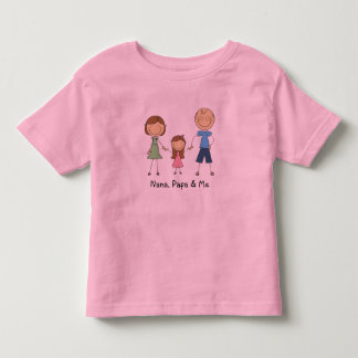 Bebé Camiseta de Nana Papa y yo