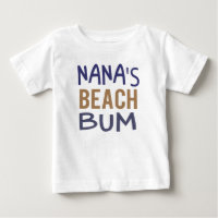 Camiseta de Nana's Beach Bum para niños pequeños
