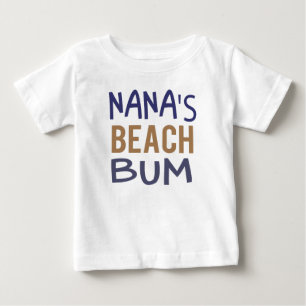 Bebé Camiseta de Nana's Beach Bum para niños pequeños