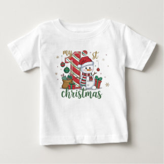 Bebé Camiseta de Navidad