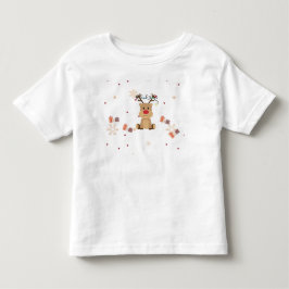 Bebé Camiseta de Navidad de Reno para Niños Pequeños