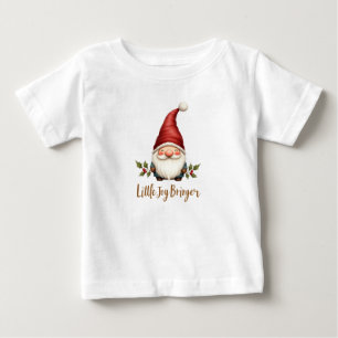 Bebé Camiseta de Navidad para bebé, pequeña alegría