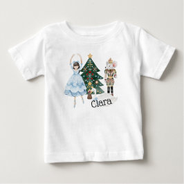 Bebé Camiseta de Navidades desnudos con Clara
