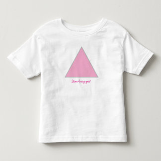 Bebé Camiseta de niña de fresa