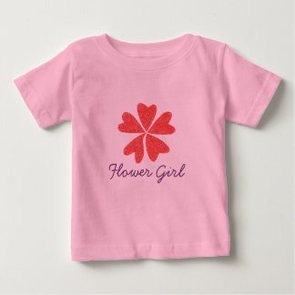 Bebé Camiseta de niña de las flores