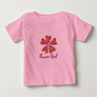 Bebé Camiseta de niña de las flores