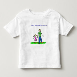 Bebé Camiseta de niña de papá (rubia)