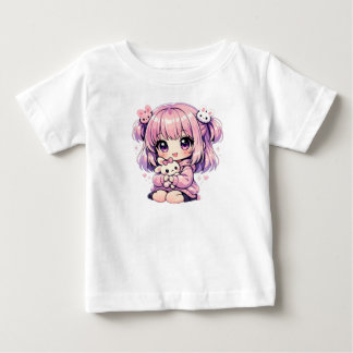 Bebé camiseta de niña linda